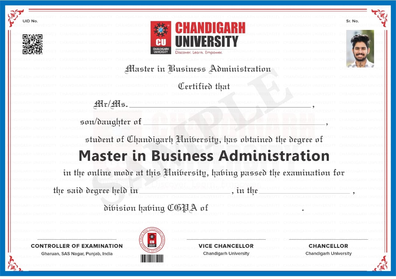 chandigarh sample certificate